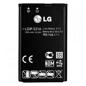 АКБ для LG GB170 (LGIP-531A) 950 mAh ОРИГИНАЛ