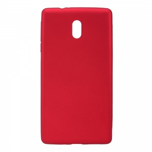 Накладка Nokia 3 силиконовая под тонкую кожу красная