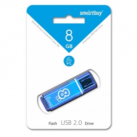 К.П. USB 8 Гб SmartBuy Glossy синяя