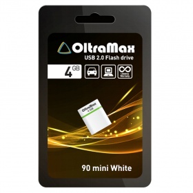 К.П. USB 4 Гб OltraMax 90 белая