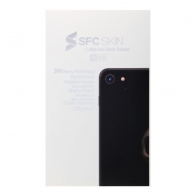 Наклейка iPhone 6/6S на корпус SFC SKIN Череп черная
