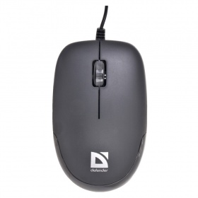 Мышь Defender Datum MM-010 USB, оптич. 3 кн. 1000 dpi, черная