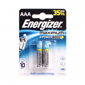 Элемент питания LR3 Energizer Maximum (2 на блистере)