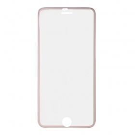Закаленное стекло iPhone 6 Plus/6S Plus с алюминиевой рамкой золото