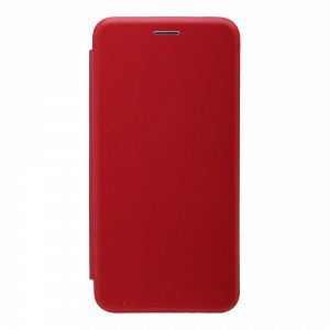 Книжка Xiaomi Mi A3 красная горизонтальная на магните