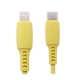 Кабель 2 выхода Lightning 8-pin - Type-C Baseus CATLDC-06 желтый 1000 мм