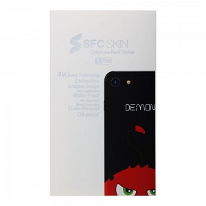 Наклейка iPhone X на корпус SFC SKIN Demon