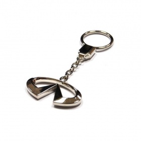 Брелок для ключей с кольцом хром Infiniti