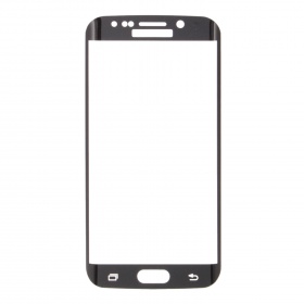 Закаленное стекло Samsung G925F/S6 Edge закругленное черное