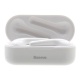 Наушники TWS Bluetooth Baseus W07 с микрофоном белые