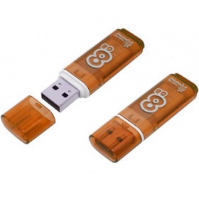 К.П. USB 8 Гб SmartBuy Glossy оранжевая