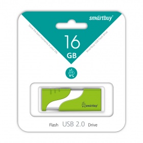 К.П. USB 16 Гб SmartBuy Hatch зеленая