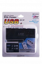 Разветвитель 3гн. c USB со шнуром WF0096