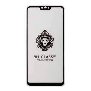 Закаленное стекло Xiaomi Mi 8 Lite 2D черное 9H Premium Glass