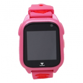 Часы-GPS Smart Watch M06 водонепроницаемые резиновые розовые