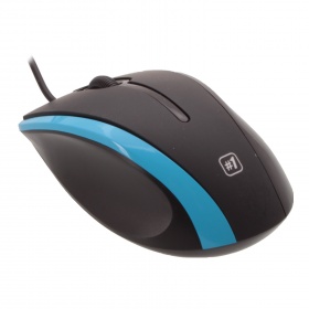 Мышь Defender MM-340 USB, оптич. 3 кн, 1000dpi, черно-синяя
