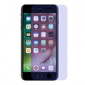 Закаленное стекло iPhone 7/8 с переливом фиолетовое