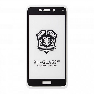 Закаленное стекло Huawei Honor 6c Pro 3D черное