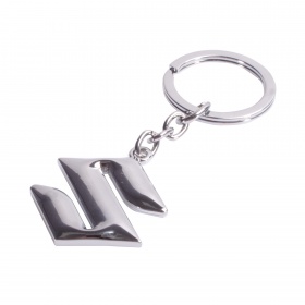 Брелок для ключей с кольцом хром Suzuki