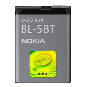 АКБ для Nokia BL-5BT 2600c/N75 870 mAh ОРИГИНАЛ
