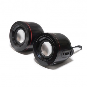 Акус. система Dialog 2.0 AC-33UP 6W RMS черно-красные