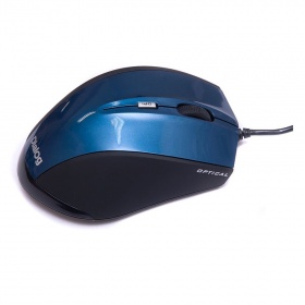 Мышь Dialog MOK-17U USB, оптич. 6 кнопок, 1600 dpi синий