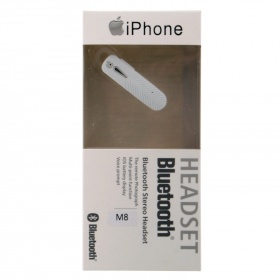Bluetooth hands free iPhone белый