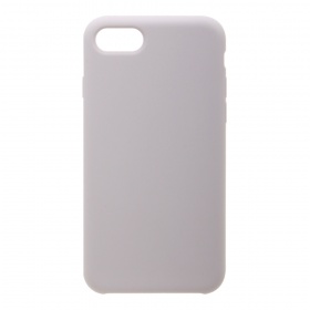 Накладка iPhone 7/8 Silicone Case прорезиненная фиолетовая пастель
