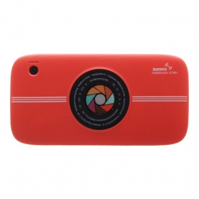 Накопитель энергии 10000mAh Remax Camera RPP-91 + беспроводная зарядка, красный