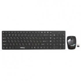 Клавиатура + мышь Dialog KMROP-0204U беспроводная, черная