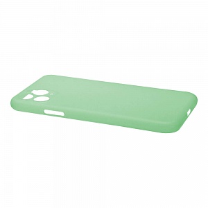 Накладка iPhone 11 Pro пластиковая матовая ультратонкая прозрачная зеленая
