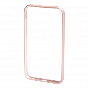 Бампер на iPhone 6/6S металлический розовое золото