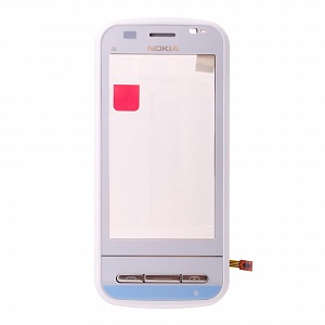 Тачскрин для Nokia C6-00 белый ОРИГИНАЛ в рамке+spe