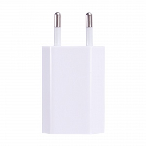 СЗУ с USB выходом iPhone плоская 1,5А ОРИГИНАЛ белая выс.качество