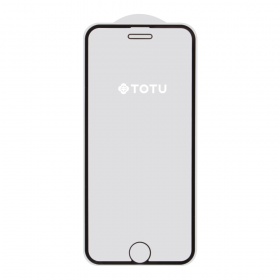 Закаленное стекло iPhone 7/8 Plus 3D черное Totu ABi7P-i8P-14 Anti Dust