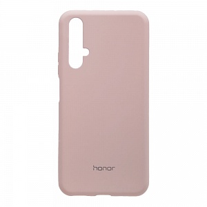 Накладка Huawei Honor 20 резиновая матовая Soft touch с логотипом пастельная