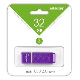 К.П. USB 32 Гб SmartBuy Quartz series фиолетовая
