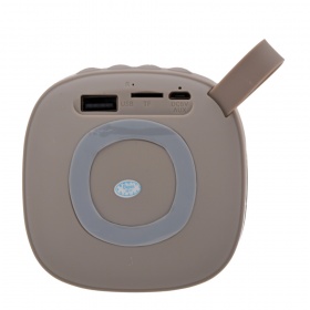 Стереоколонка Bluetooth CHARGE Ts266 USB, Micro SD, коричневая