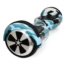 Гироскутер Smart Balance Wheel 6,5" Камуфляж голубой + подарок (сумка и накладка)