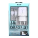 СЗУ с 2 USB 2,4A + кабель Type-C Remax RP-U22 белый