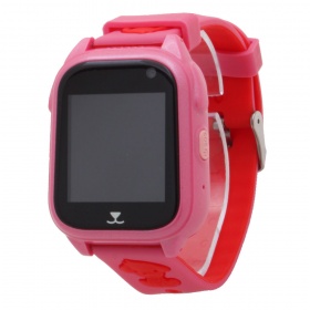 Часы-GPS Smart Watch M06 водонепроницаемые резиновые розовые