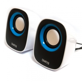 Акус. система Dialog 2.0 AC-06UP 6W RMS, USB, черно-белая