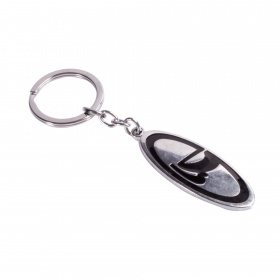 Брелок для ключей с кольцом хром Lada