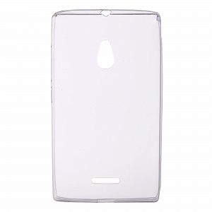 Накладка Nokia XL силиконовая прозрачная