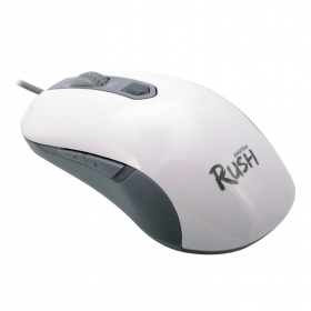 Мышь SmartBuy RUSH 711G USB, игровая, оптич. 5кн. 800-2400 dpi, белая