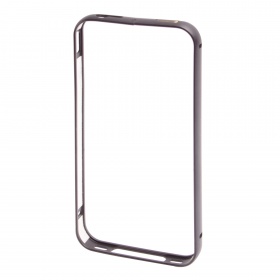 Бампер на iPhone 4/4S металлический черный