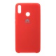Накладка Huawei Honor 8X Silicone Case прорезиненная красная
