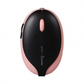 Мышь SmartBuy 520AG Spoon опт.бесп, 1000-1600dpi черно-розовый
