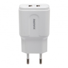 СЗУ с 2 USB 2,4A + кабель Type-C Remax RP-U22 белый