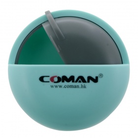 Наушники Coman CM-35 вакуумные с микрофоном и чехлом голубые